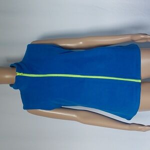 Spring seaon‎ women's fleece vest blue size S